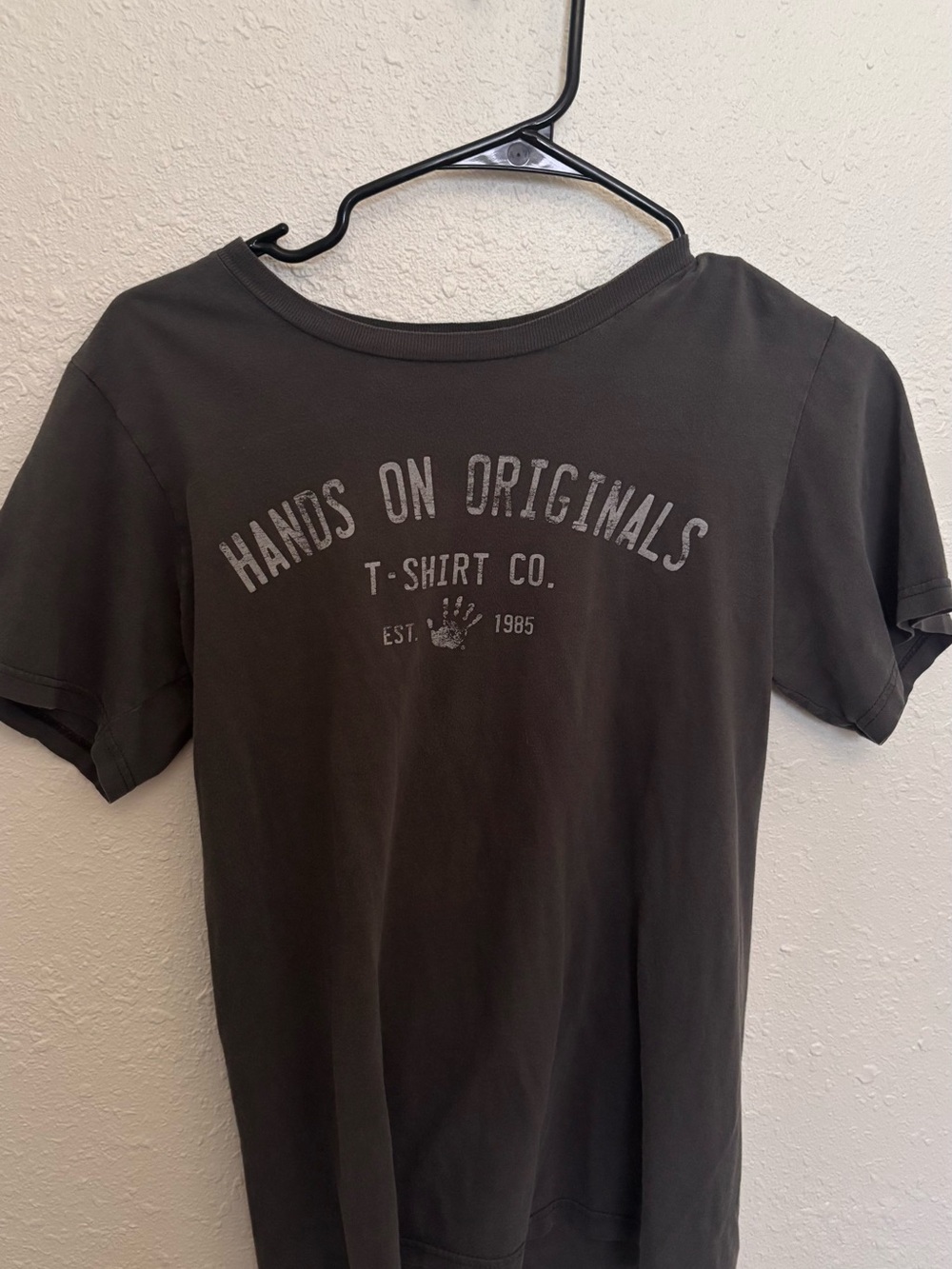 hands on t shirt